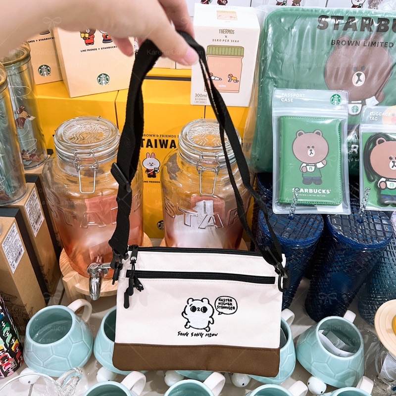 ไต้หวัน Dream Mall คอลเลกชันพิเศษเพลง Meow Sling Bag 台ไต้หวัน🇹🇼Dream Generation College Car Series C