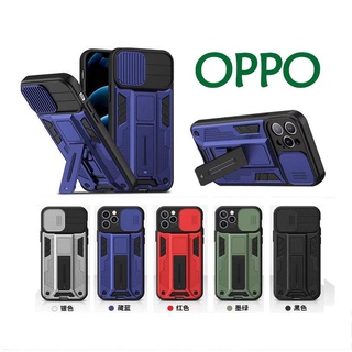 039. เคสหุ่นยนต์ เคส​  oppo A54 4g A74 4g 5g A15 A16 A76 Reno7 A16K เคสไฮบริด มีขาตั้ง เคสกันกระแทก