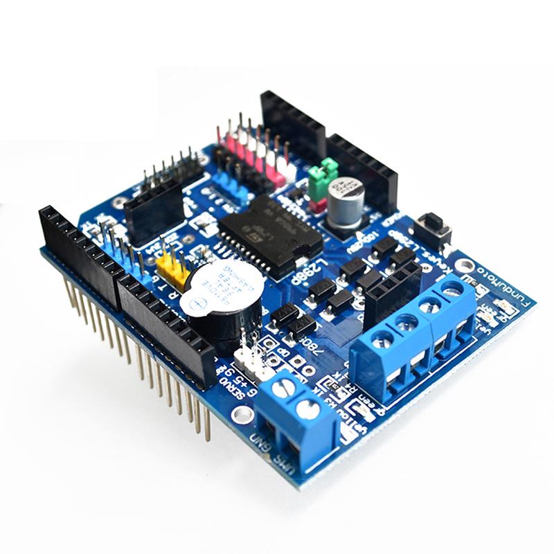 อุปกรณ์Arduino Uno R 3 L 298 P 2a มอเตอร์ไดรเวอร์โล่ H - Benz 2