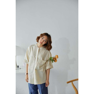 Butterscotth Oversized Muai Shirt