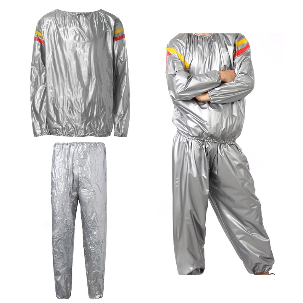 (พร้อมส่ง)ชุดซาวน่า ชุดเรียกเหงื่อ ชุดวิ่ง ชุดออกกำลังกาย sauna suit 🏃🏻‍♂️🧗🏻‍♀️ - รูปที่ 3