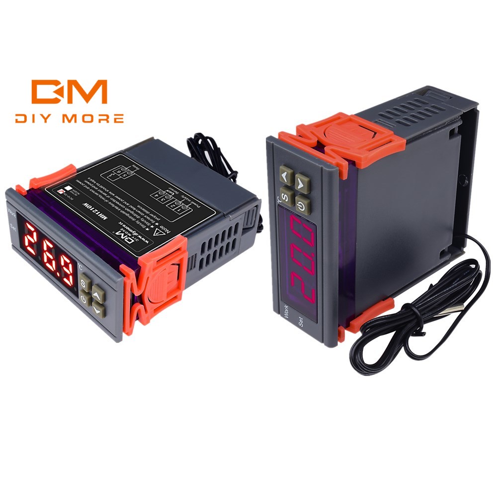 Diymore MH1210W DC AC 10A เครื่องควบคุมอุณหภูมิความชื้นอุณหภูมิควบคุมอุณหภูมิ