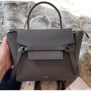 Celine beltbag nano gray dc19