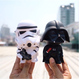 ออมสิน โมเดล Stormtrooper &amp; Darthvader ท่ายืน 5.5นิ้ว