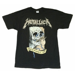 เสื้อยืด พิมพ์ลายกราฟิก Metallica Soiree Pushead Skull Death Magnetic 2009 สําหรับผู้ชายสามารถปรับแต่งได้