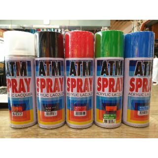 ATM SPRAY สีสเปรย์ ATM ติดสนิท สีสด ทนทาน