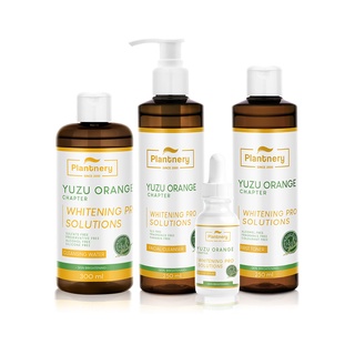 Plantnery Yuzu Set Exclusive First Toner /Intense Serum /Facial Cleanser /First Cleansing Water