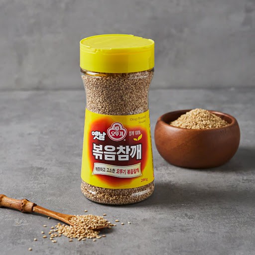 พร้อมส่ง 오뚜기 깨 งาขาว&งาดำคั่วพร้อมทาน Ottogi Roasted Sesame