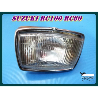 SUZUKI RC100 RC80 HEADLIGHT HEADLAMP SET (dia.15 cm.) // ไฟหน้า จานฉาย สินค้าคุณภาพดี