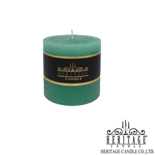 เทียนหอม Candle Scented - Turquoise color เทียนหอม - สีเขียวอมอมฟ้า