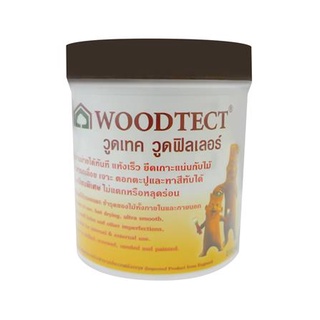 FREE HOME อะคริลิกอุดโป๊ว WOODTECT TE 230 มล. สีไม้สน หมั่นโป๊ว โป๊วสี โป๊วรอยรั่ว