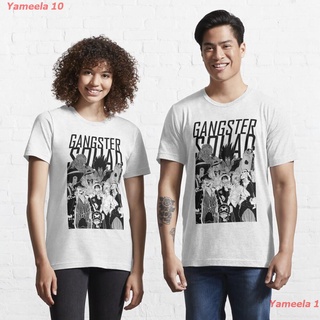 เสื้อยืดผ้าฝ้ายพิมพ์ลายขายดีGangster Squad Essential T-Shirt วันพีซ ONE PIECE จินเบ ​เสื้อยืดพิมพ์ลาย เสื้อยืดผู้หญิง เส