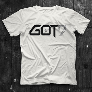 เสื้อยืดผ้าฝ้ายGildan Softstyle เสื้อยืด Unisex สําหรับ Got7 K Pop สีขาวL XL  XXL 3XL