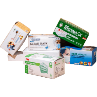 หน้ากากอนามัยทางการแพทย์ หน้ากากอนามัย 3M, Medimask, TLM (Next Health), Klean mask (Longmed) แมสทางการแพทย์