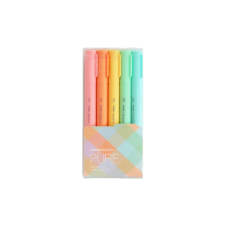 KACO Highlight ปากกาไฮไลท์ คาโก้ ปากกาเน้นข้อความ รุ่น Pure H 5 สี สีพาสเทล น่ารัก Pastel ทำจาก ABS แข็งแรง ทนทาน