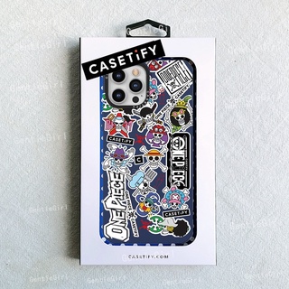 Casetify เคสโทรศัพท์มือถือ ซิลิโคน ลายวันพีช สําหรับ For iPhone 7 8 Plus X XS XR 11 12 13 Pro Max