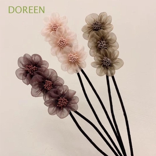 Doreen อุปกรณ์ทําผมกิ๊บติดผมลายดอกไม้สําหรับผู้หญิง