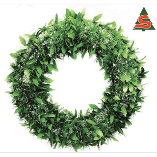 หรีดวันคริสต์มาสขนาด 18 นิ้ว  The Christmas Wreath 18 inch.