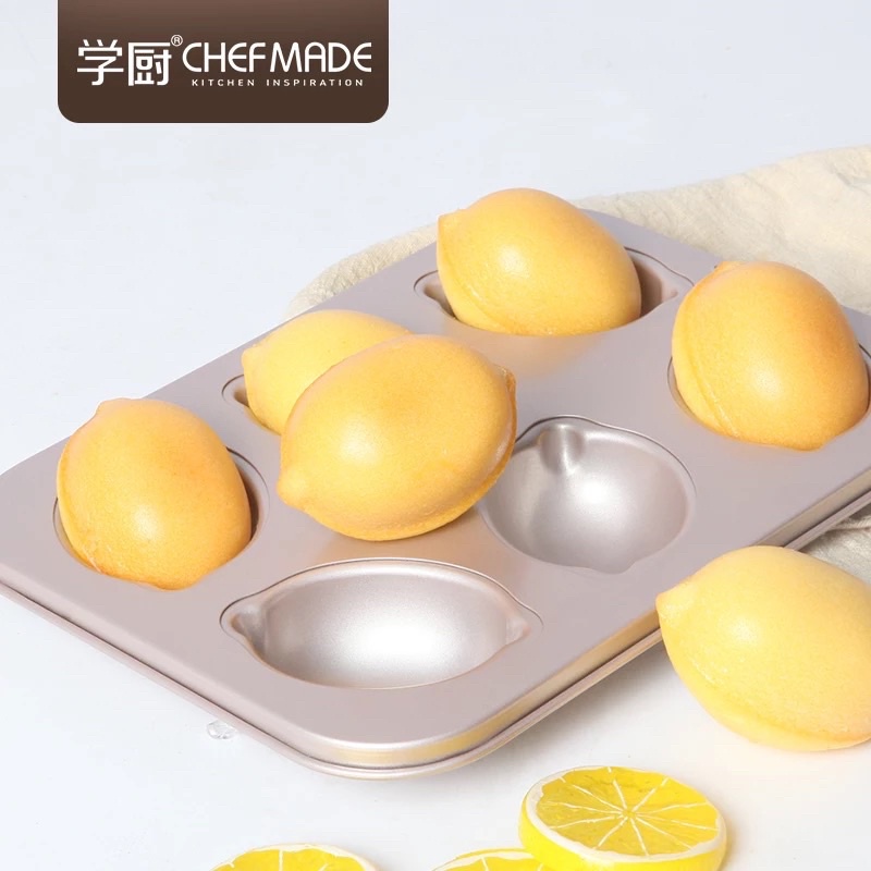 พิมพ์อบ Lemon cake chefmade 6 หลุม WK9841