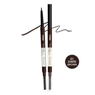 Mee สลิมไลน์ 1.5 มม. ออโต้ อายบราว เพนซิล /Slimline 1.5mm. Auto Eyebrow Pencil / ดินสอเขียนคิ้วหัวสลิม / สินค้าตัวท็อป