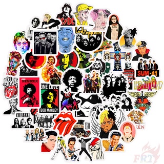 ❉ Superstar RockStar Hip Hop Rock Band Singer Rapper Series 01 สติ๊กเกอร์ ❉ 50Pcs/Set DIY Fashion Mixed Luggage Laptop Skateboard Doodle Decals สติ๊กเกอร์