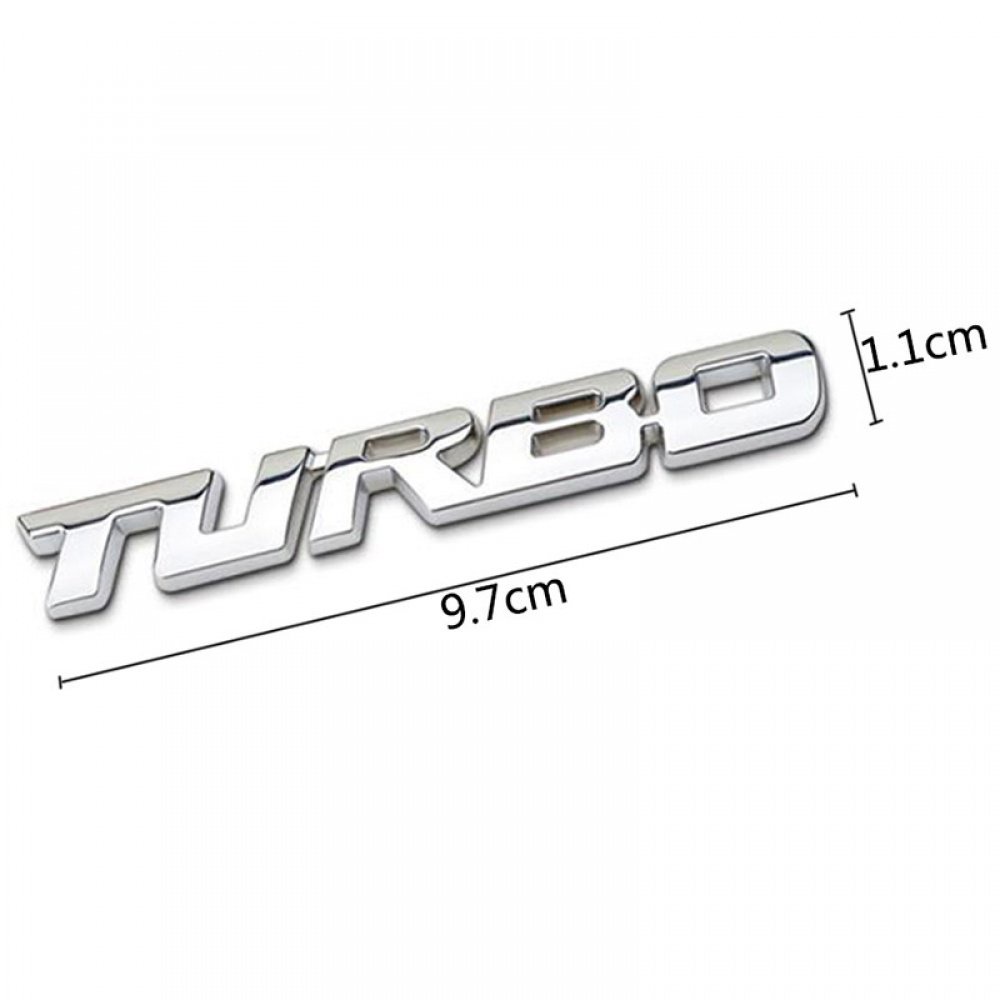 3D สติกเกอร์รถและสติ๊กเกอร์มอเตอร์สติ๊กเกอร์โลหะสติ๊กเกอร์ Turbo สัญลักษณ์จดหมายสติ๊กเกอร์สำหรับรถจักรยานยนต์ตกแต่ง - รูปที่ 5