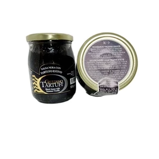 Giuliano 5% Black Truffle Sauce 500 g / ซอสสำหรับพาสต้าผสมเห็ดทรัฟเฟิลดำ (ตรา จียูเลียโน่ ทาร์ทูฟี่) ขนาด 500 กรัม