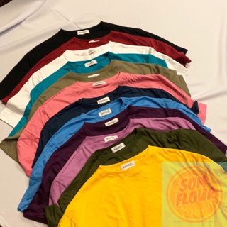 T-SHIRT OVERSIZE สีพื้น 1