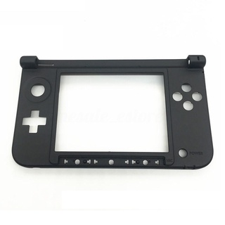 ใหม่ แผ่นปิดหน้า กรอบกลาง สีดํา แบบเปลี่ยน สําหรับ Nintendo 3DS XL ☆Jfsmartjoy