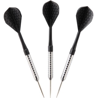 ลูกดอกปาเป้า ลูกดอกปลายเหล็ก ลูกดอกปาเป้า ลูกดอก CANAVERAL Steel-Tipped Darts Tri-Pack  รุ่น T100 แพ็ค 3 ชิ้น (สีดำ)