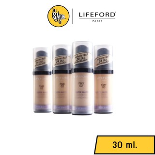 LIFEFORD Paris Super matte Coverage Foundation รองพื้น ไลฟ์ฟอร์ด ปารีส ซูเปอร์ แมทท์ คัฟเวอร์เรจ ฟาวเดชั่น 30 ml.