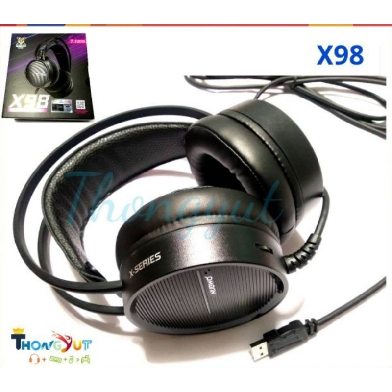 หูฟังเกมมิ่ง Nubwo X98 ,X98 Pink Edition,X99 Gaming Headset 7.1 Virtual Surround Sound USB nubwo X98,X99