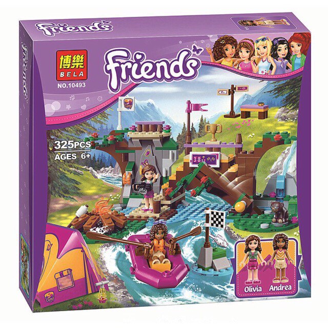 เลโก้ Bela10493 ชุดเฟรนล่องแพ Friends Adventure Camp Rafting จำนวน 325ชิ้น
