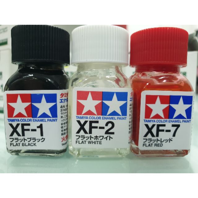 TAMIYA COLOR AMEL PAINT FLAT XF 1, XF 2, XF 3,