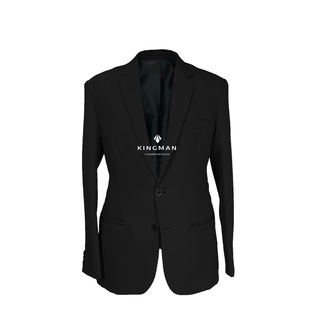 KINGMAN Blazer Slim Black เบลเซอร์ สีดำ สูทผู้ชาย เสื้อสูทผู้ชาย ตัดสูท ชุดสูท สูท ชุดสูทผู้ชาย