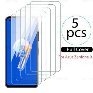 ฟิล์มกระจกนิรภัยกันรอยหน้าจอ แบบเต็มจอ HD สําหรับ Asus Zenfone 9 5.9 นิ้ว 5 ชิ้น Zenfone9 Zen fone 9