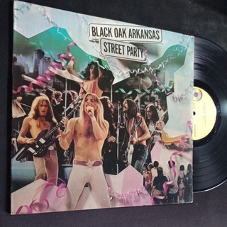 แผ่นเสียง เพลงสากล Black OAK ARKANSAS Street party