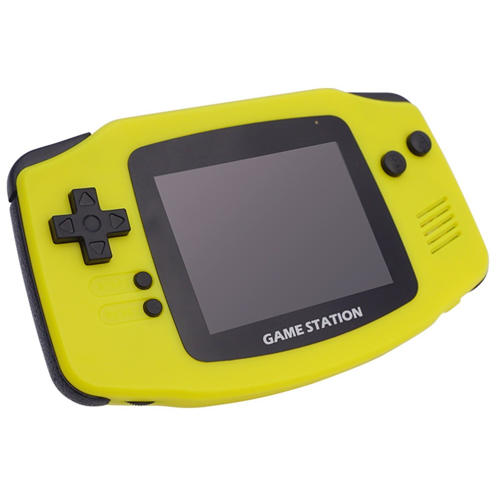 Handheld Retro Video Game Console Gameboy Built-in 400 Classic Games Gift Yellow 