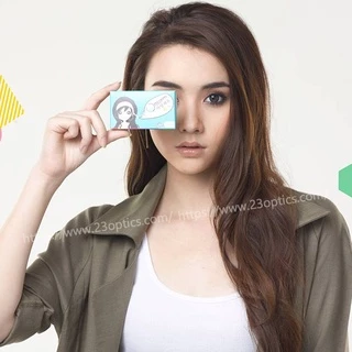 Maxim คอนแทคเลนส์สี ตาสวย กล่องฟ้า รายเดือน (1 กล่อง :1 คู่)