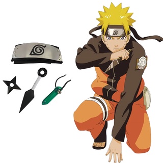 อะนิเมะสีดำ Naruto Cosplay Headband, อาวุธ, ชุดสร้อยคอสำหรับชุดคอสเพลย์