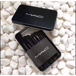 ชุดแปรง Mac กล่องดำ ชุดแปรงแต่งหน้า MAC 12 ชิ้น