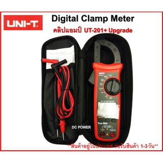 ดิจิตอลแคลมป์มิเตอร์ UNI-T รุ่น UT-201+ TRUE RMS มีฟังก์ชั่น NCV (Non Contract Voltage)