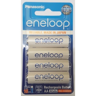 [4ก้อน/แท้] ถ่านชาร์จ Eneloop 2,000 mAh