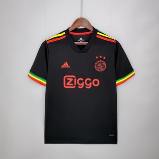 เสื้อกีฬาแขนสั้น ลายทีมชาติฟุตบอล Ajax Third Away Fan Version 21-22 ชุดเยือน