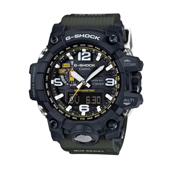 นาฬิกา Casio G-Shock นาฬิกาข้อมือผู้ชาย สีเขียว สายเรซิ่น รุ่น GWG-1000-1A3 จากร้าน henghengwatch