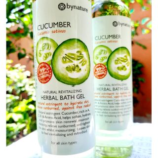 สบู่เหลวอาบน้ำแตงกวา ลดผิวแตก แห้งกร้าน Cucumber Natural Bath Gel 250 ml