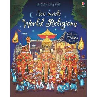 หนังสือความรู้ทั่วไปภาษาอังกฤษ See inside World Religions (Board book)