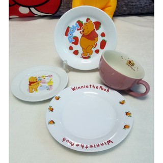 ถ้วยจานเซรามิก winnie the pooh