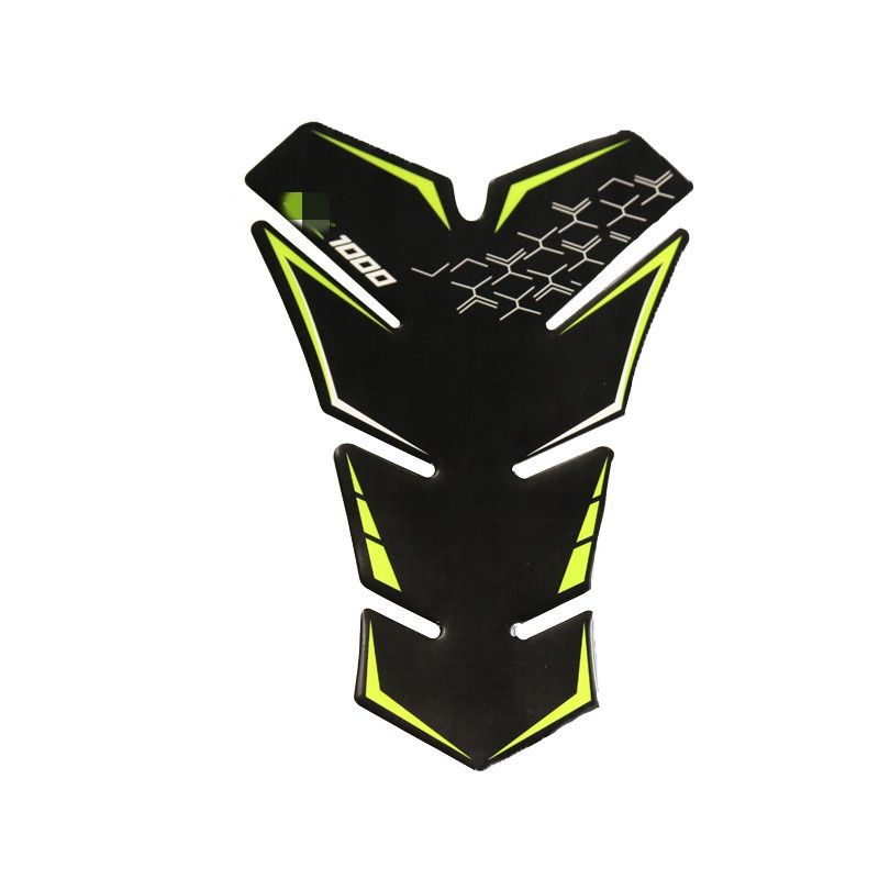 3D Carbon Fiber Motorcycle Fuel Tank Pad Cover Protector Decal Stickers For Kawasaki Z 1000R R Z1000