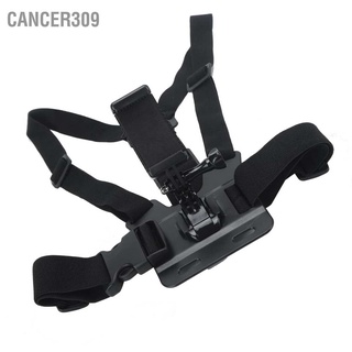 Cancer309 ABS Phone Clip Holder with Chest Strap Fixation Bracket for Sport Camera Mobile